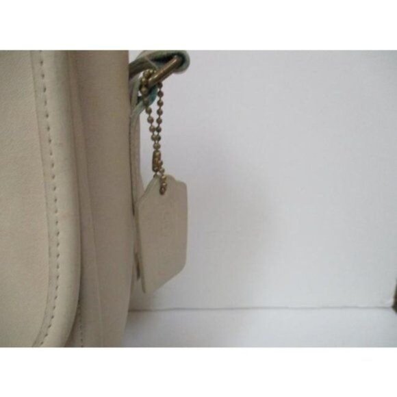 *Coach Vintage Shoulder Cream Leather Cross Body Bag - Picture 12 of 12